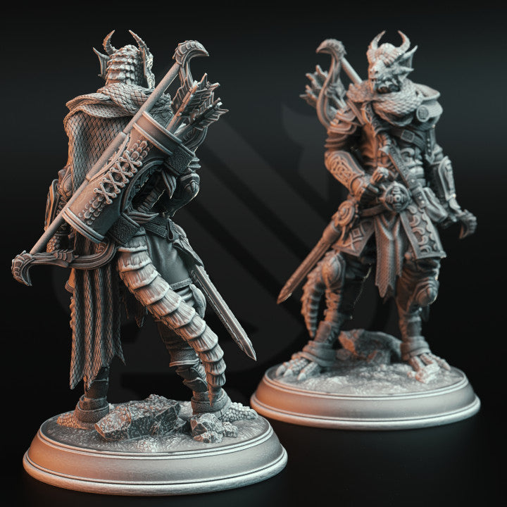 Dragonborn Ranger - Stance (25mm Base)