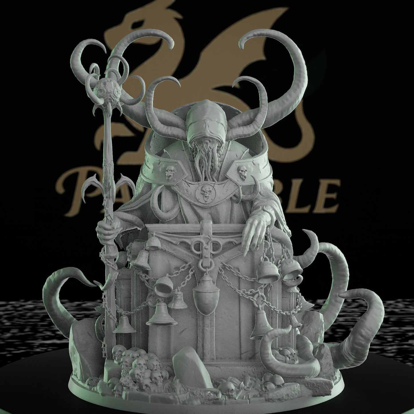 Bell Warden Spellcaster Guardian Miniature | Huge | Rescale Miniatures | D&D DnD Pathfinder Miniature