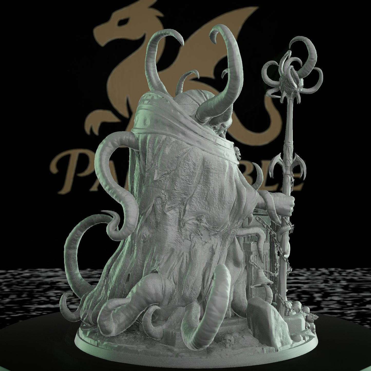 Bell Warden Spellcaster Guardian Miniature | Huge | Rescale Miniatures | D&D DnD Pathfinder Miniature