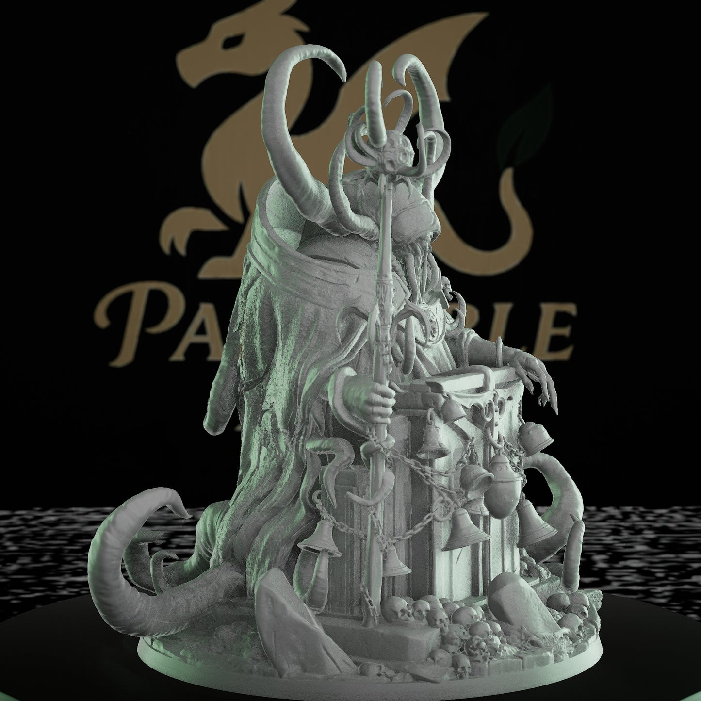 Bell Warden Spellcaster Guardian Miniature | Huge | Rescale Miniatures | D&D DnD Pathfinder Miniature