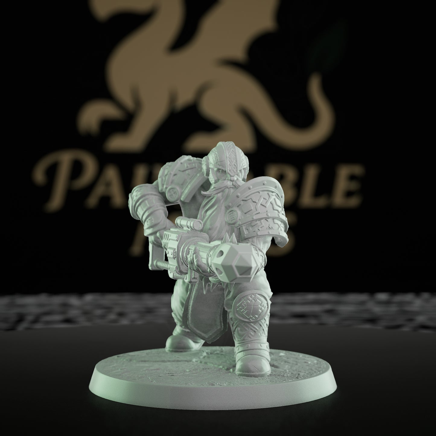 Collection Dwarf Warrior Axe | Medium | Rescale Miniatures | D&D DnD Pathfinder Miniature