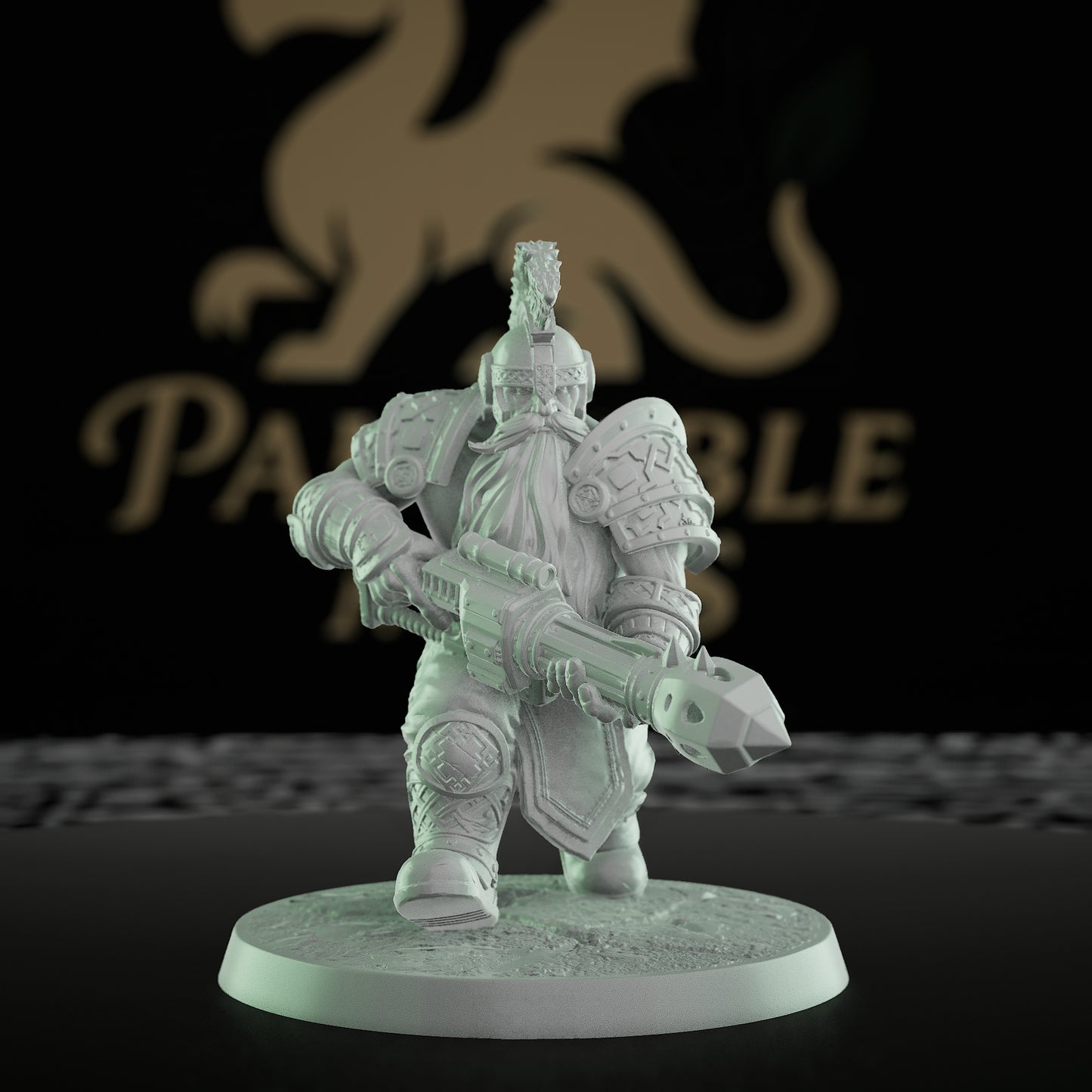 Collection Dwarf Warrior Axe | Medium | Rescale Miniatures | D&D DnD Pathfinder Miniature