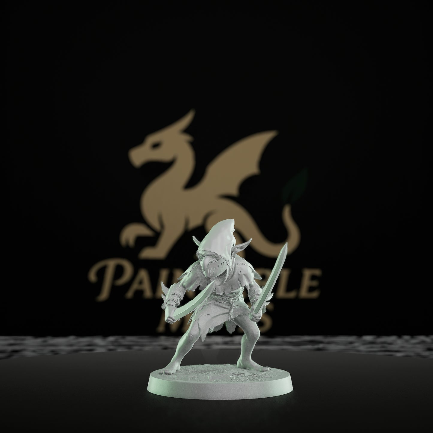 Collection Goblin Warrior Spearman Miniature | Medium | Rescale Miniatures | D&D DnD Pathfinder Miniature