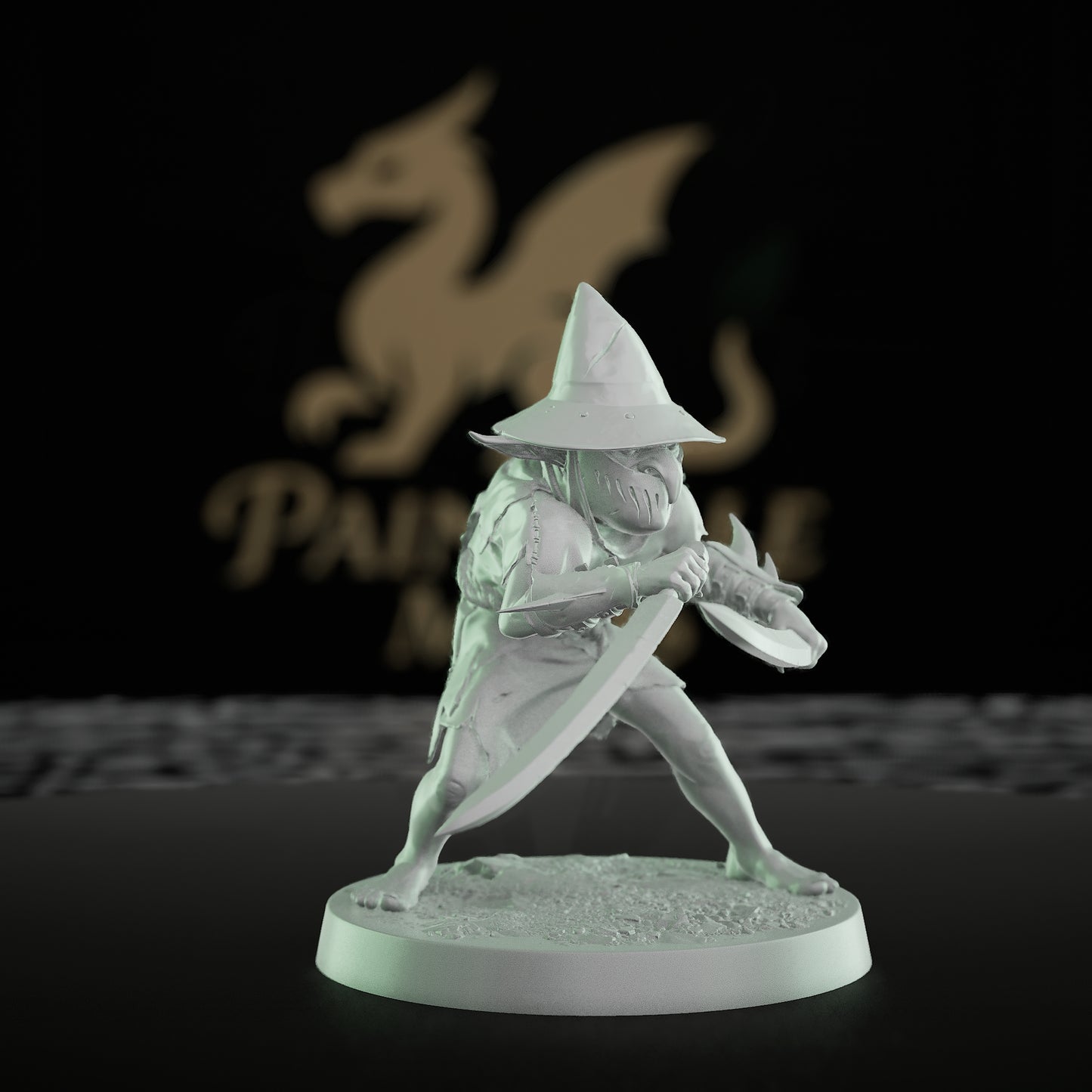 Collection Goblin Warrior Spearman Miniature | Medium | Rescale Miniatures | D&D DnD Pathfinder Miniature