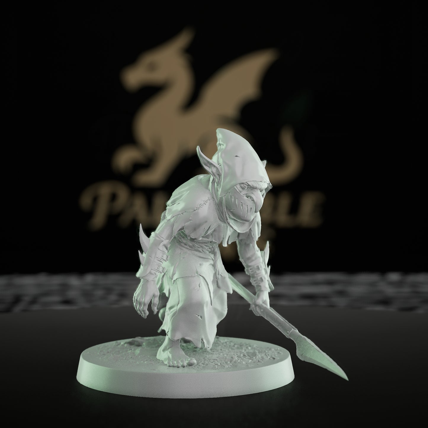 Collection Goblin Warrior Spearman Miniature | Medium | Rescale Miniatures | D&D DnD Pathfinder Miniature