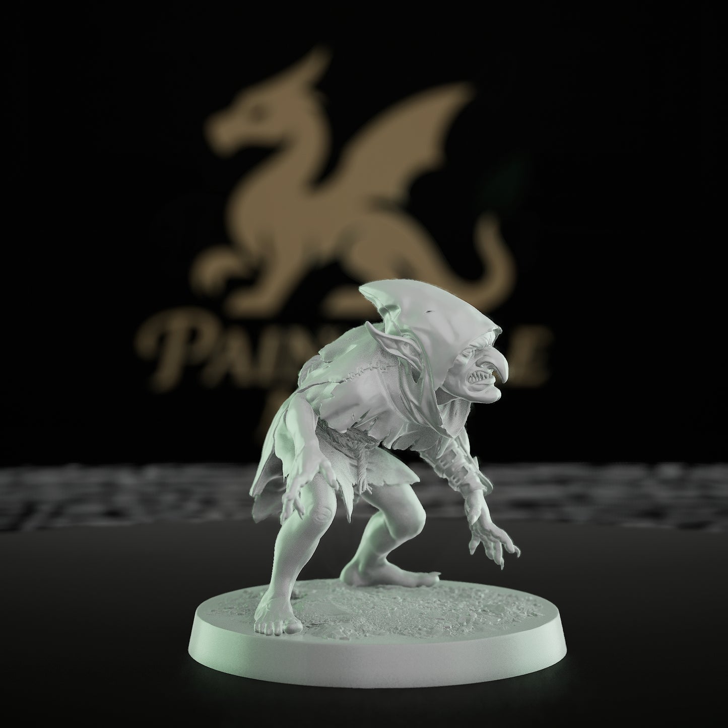 Collection Goblin Warrior Spearman Miniature | Medium | Rescale Miniatures | D&D DnD Pathfinder Miniature