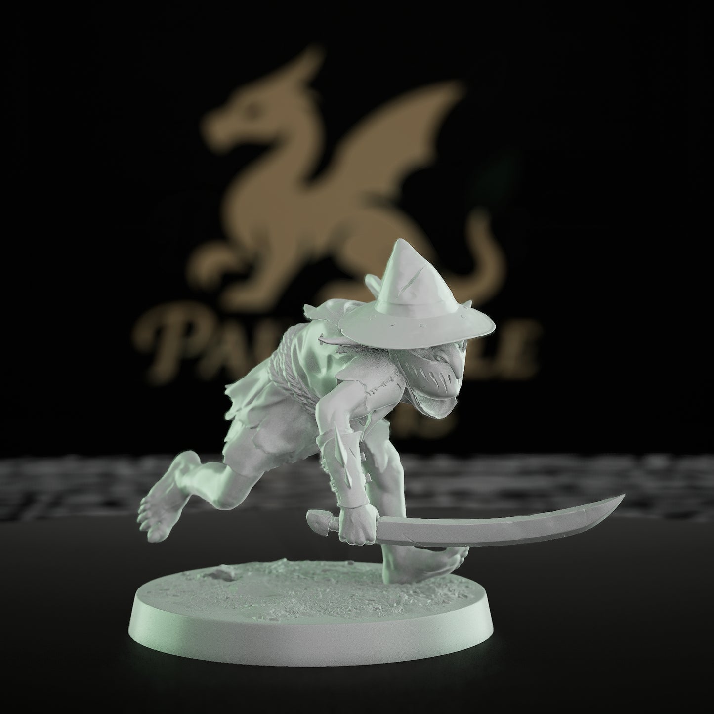 Collection Goblin Warrior Spearman Miniature | Medium | Rescale Miniatures | D&D DnD Pathfinder Miniature