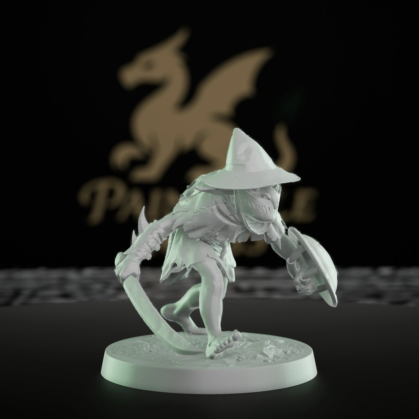 Collection Goblin Warrior Spearman Miniature | Medium | Rescale Miniatures | D&D DnD Pathfinder Miniature