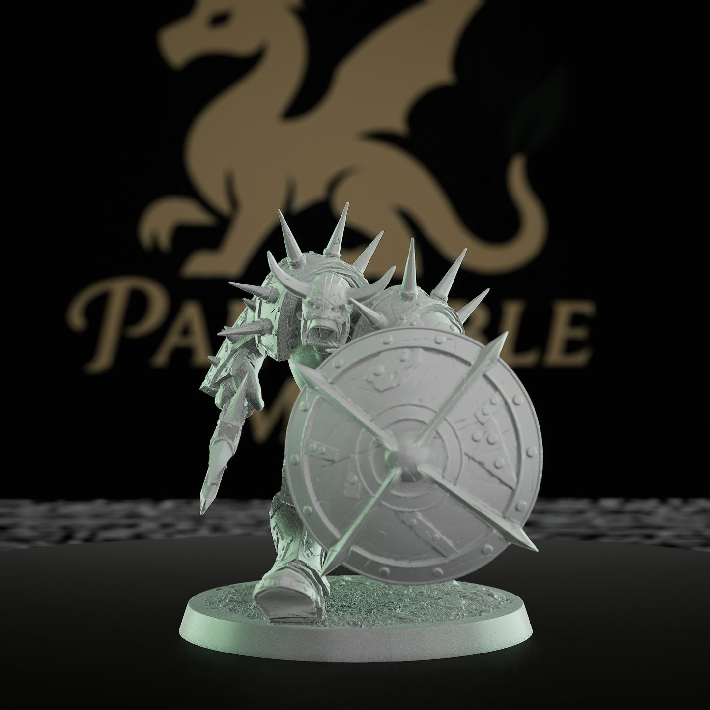 Collection Orc Crossbowman Miniature Medium | Rescale Miniatures | D&D DnD Pathfinder Miniature