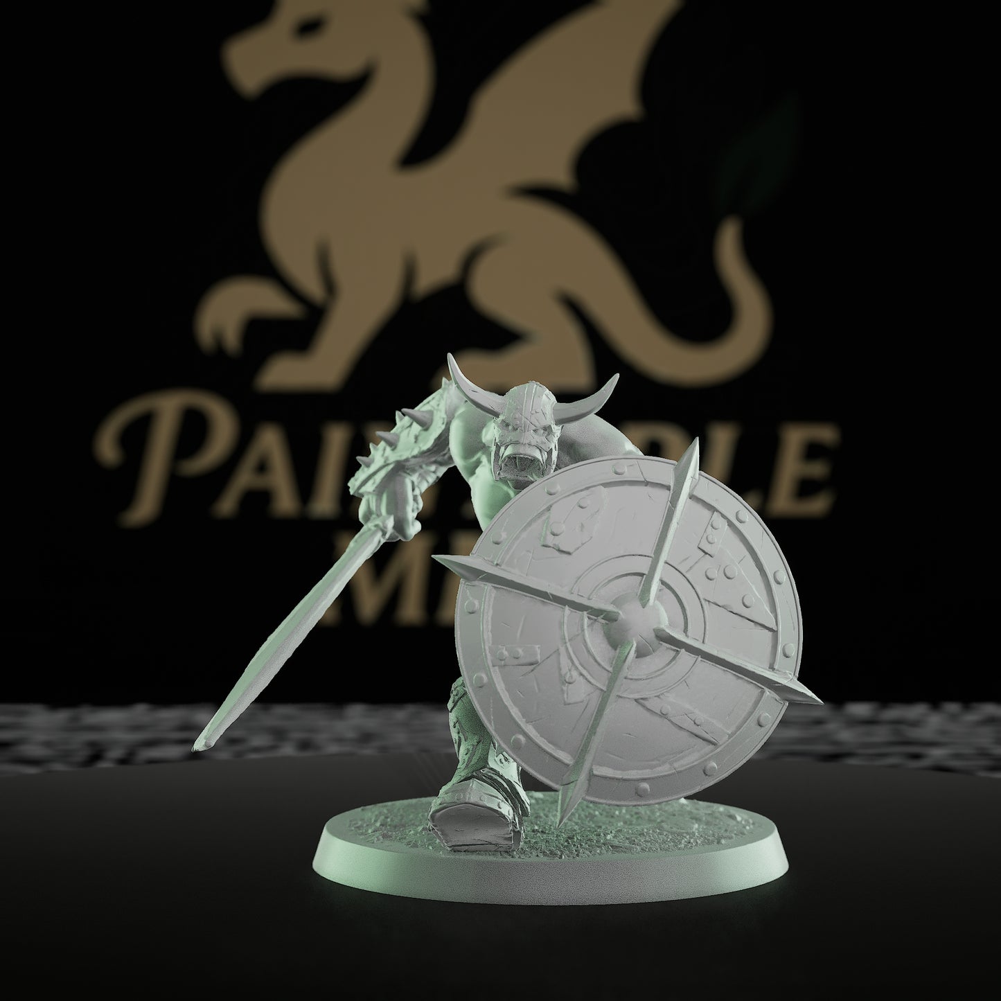 Collection Orc Crossbowman Miniature Medium | Rescale Miniatures | D&D DnD Pathfinder Miniature