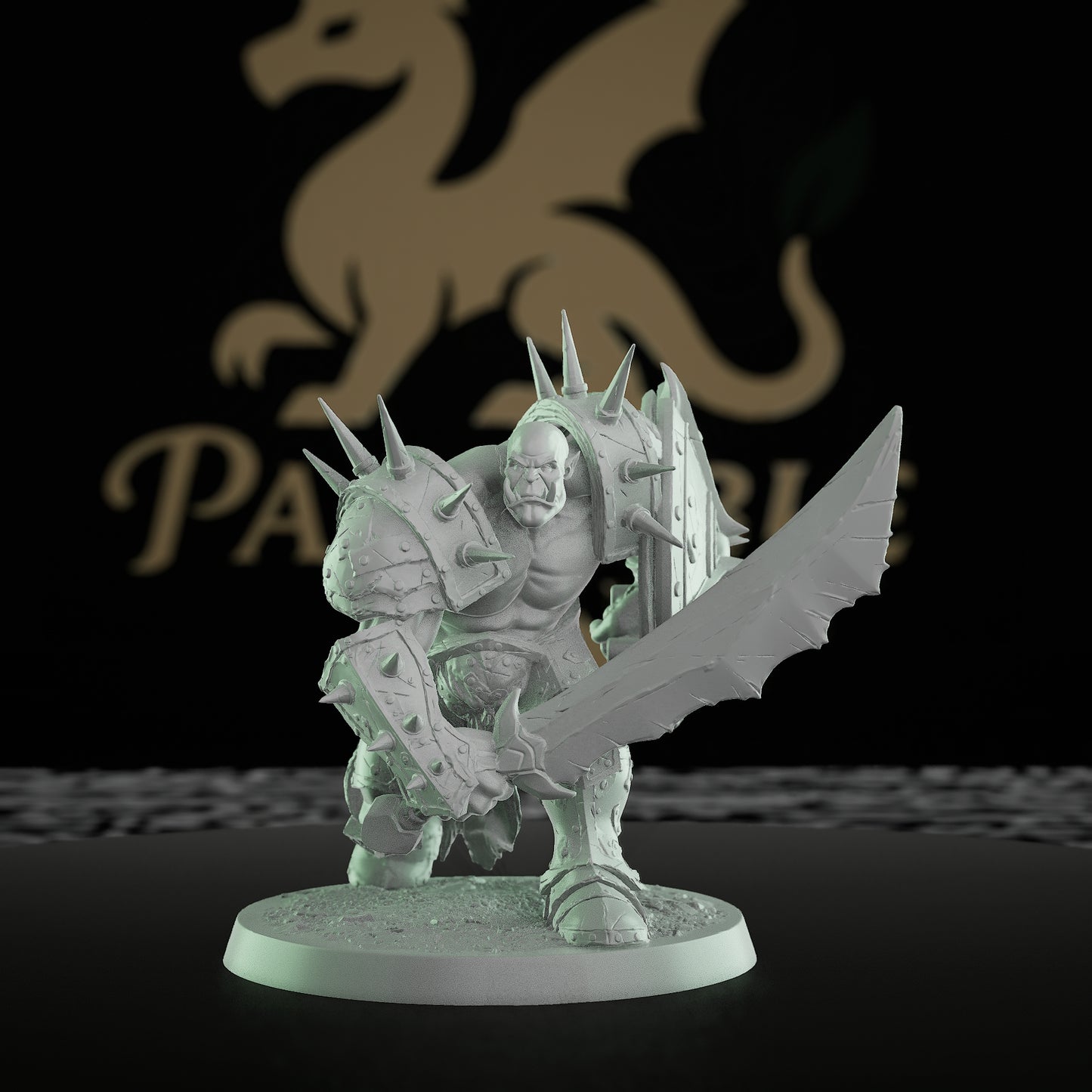 Collection Orc Crossbowman Miniature Medium | Rescale Miniatures | D&D DnD Pathfinder Miniature