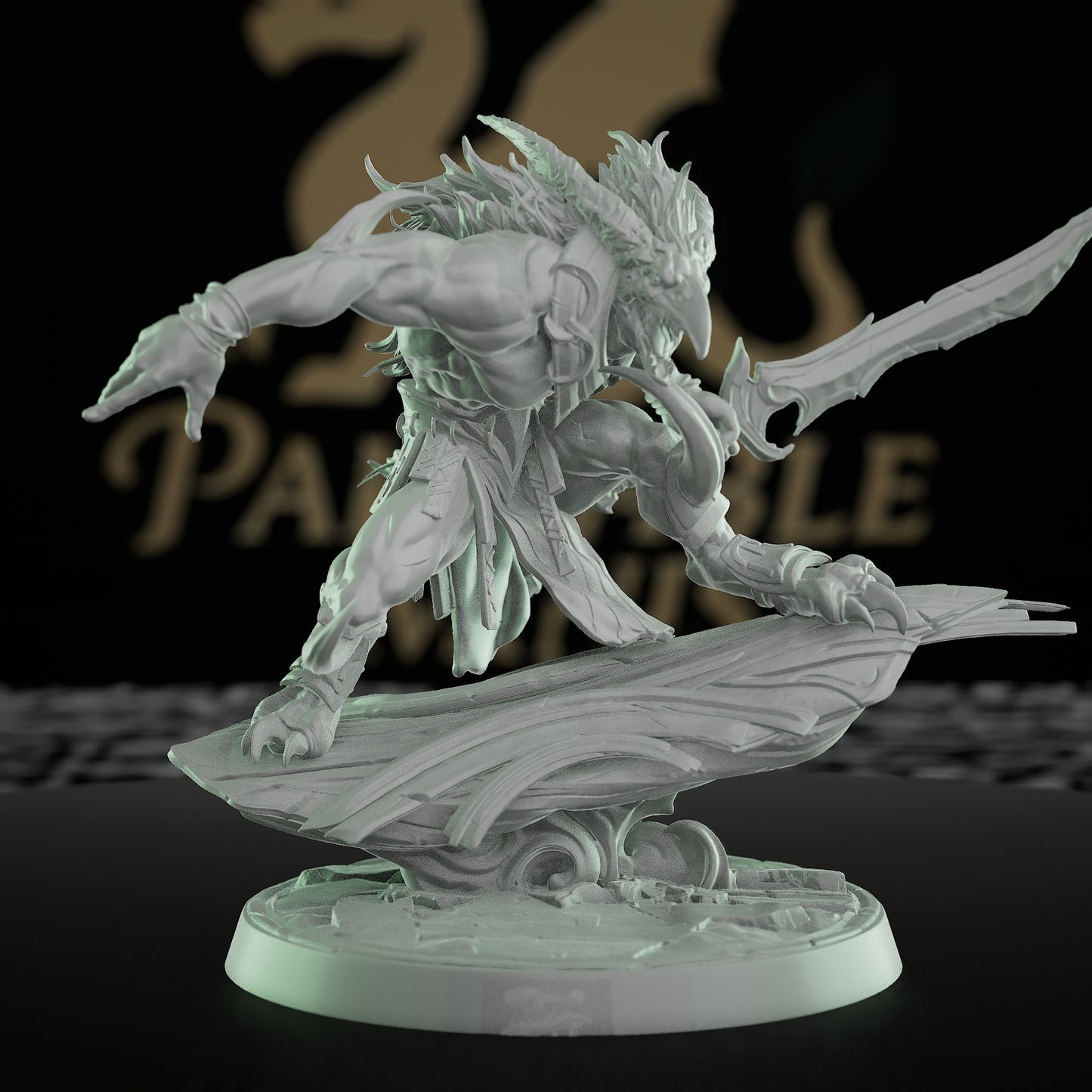 Collection Hulking Beast Barbarian Miniature | Medium | Rescale Miniatures | D&D DnD Pathfinder Miniature