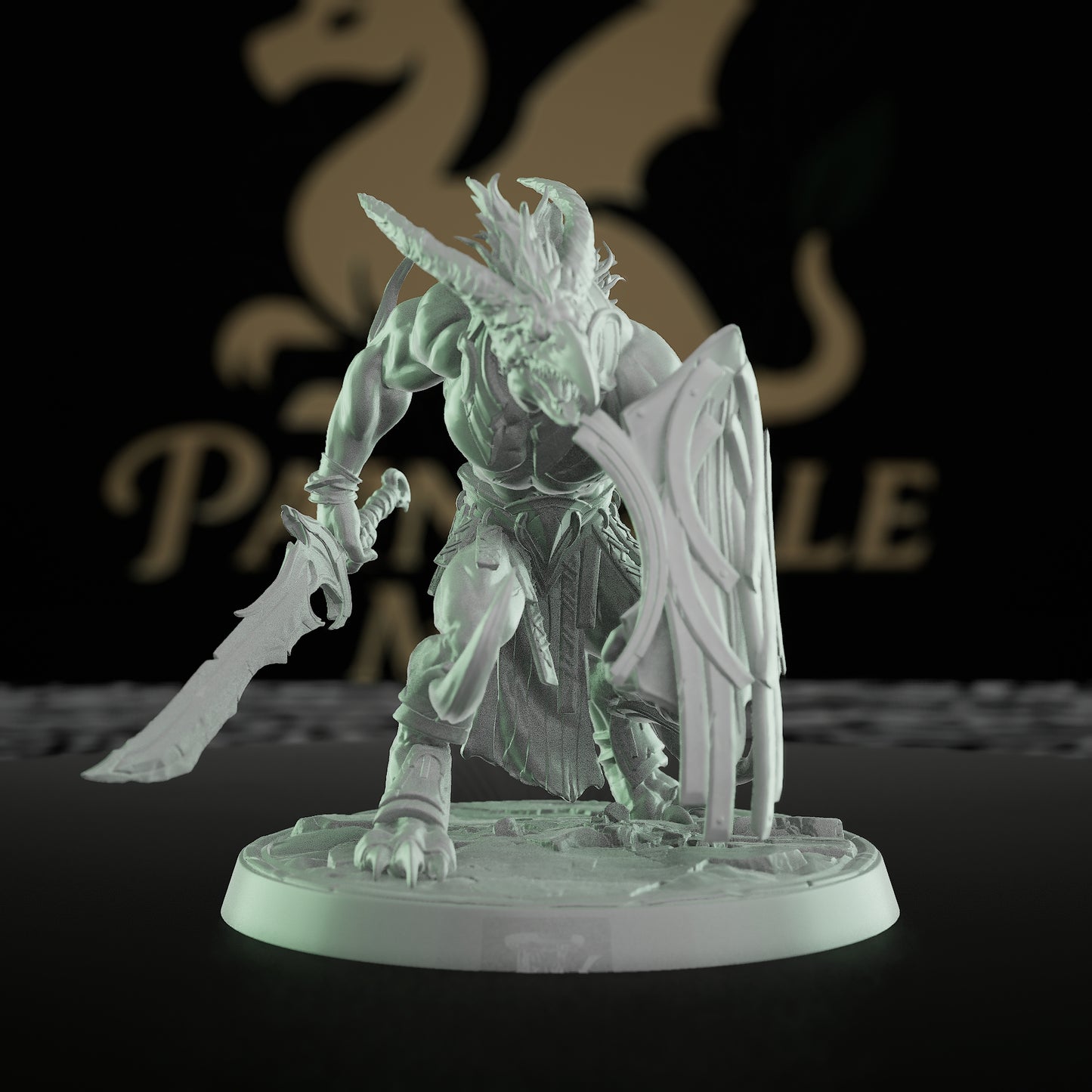 Collection Hulking Beast Barbarian Miniature | Medium | Rescale Miniatures | D&D DnD Pathfinder Miniature