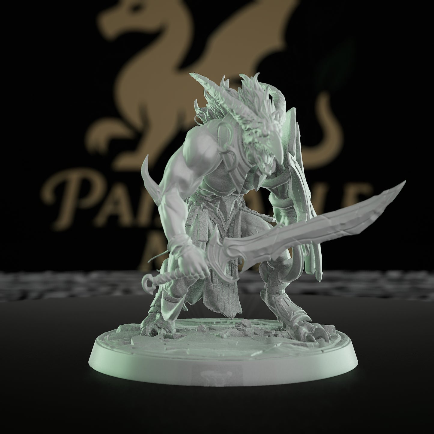 Collection Hulking Beast Barbarian Miniature | Medium | Rescale Miniatures | D&D DnD Pathfinder Miniature