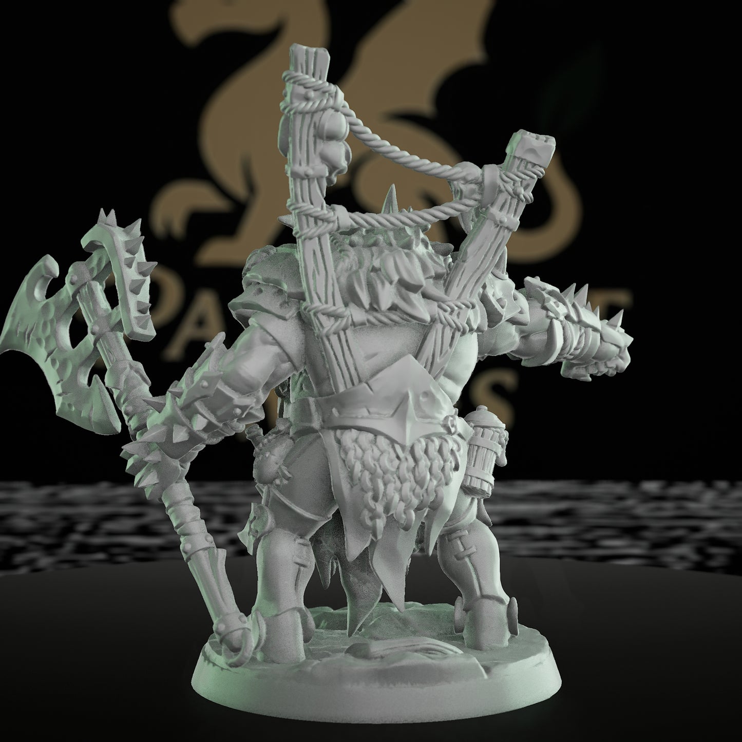 Goblin Chieftain Miniature Leader Malgob | Large | Artisan Guild | D&D DnD Pathfinder Miniature