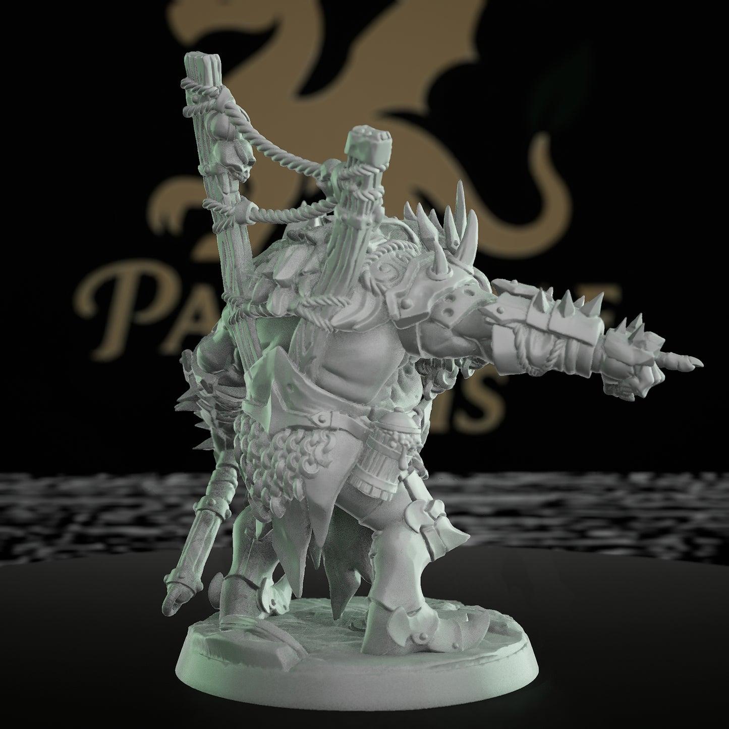 Goblin Chieftain Miniature Leader Malgob | Large | Artisan Guild | D&D DnD Pathfinder Miniature