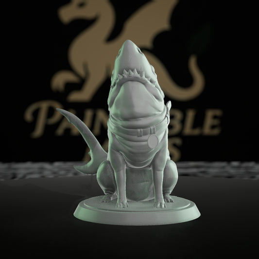 Shark Familiar Miniature RPG | Medium | Rescale Miniatures | D&D DnD Pathfinder Miniature