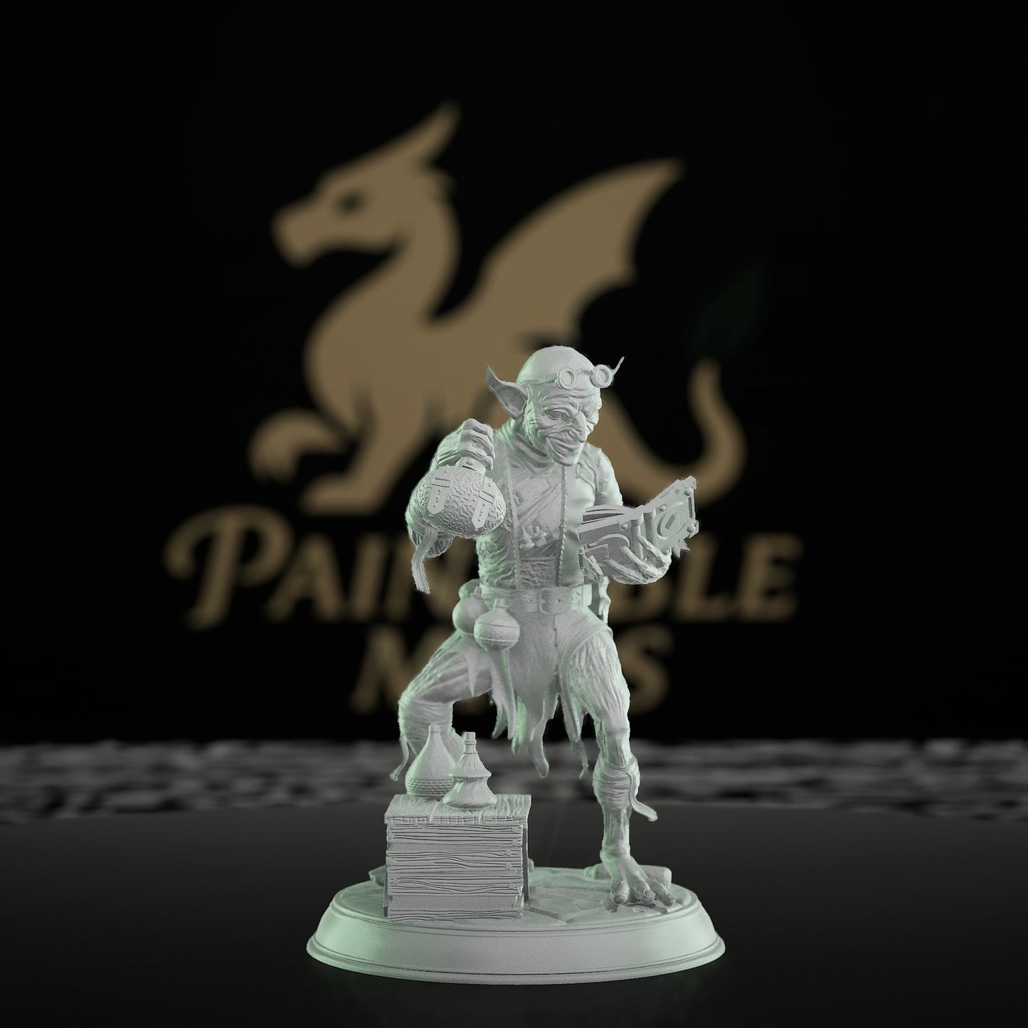Mana Goblin Spellcaster Miniature | Medium | DM Stash | D&D DnD Pathfinder Miniature