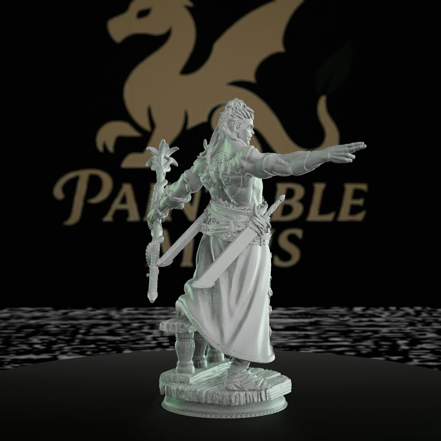 Goliath Warrior RPG Miniature Armor | Medium | DM Stash | D&D DnD Pathfinder Miniature