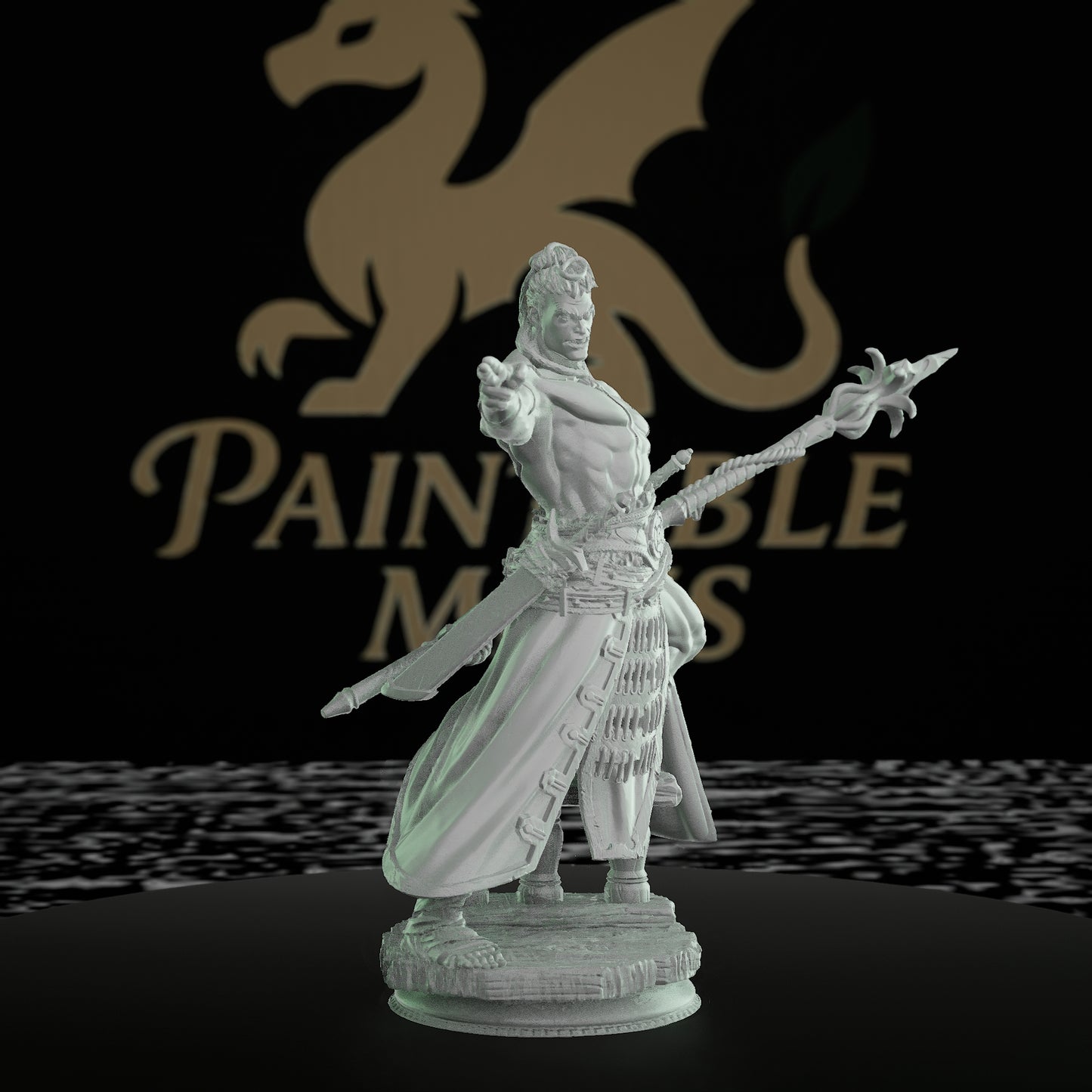 Goliath Warrior RPG Miniature Armor | Medium | DM Stash | D&D DnD Pathfinder Miniature