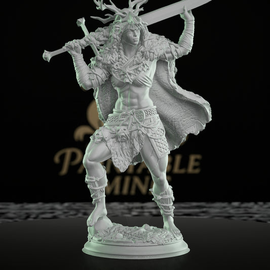 Goliath Ranger Warrior Miniature | Medium | DM Stash | D&D DnD Pathfinder Miniature