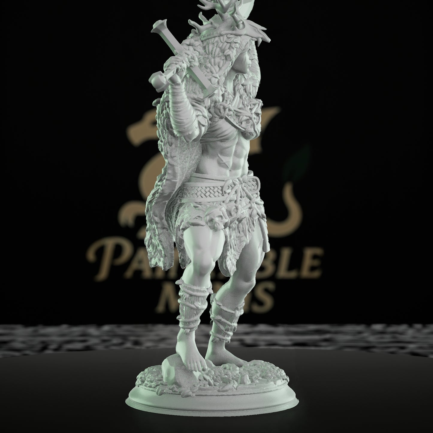 Goliath Ranger Warrior Miniature | Medium | DM Stash | D&D DnD Pathfinder Miniature