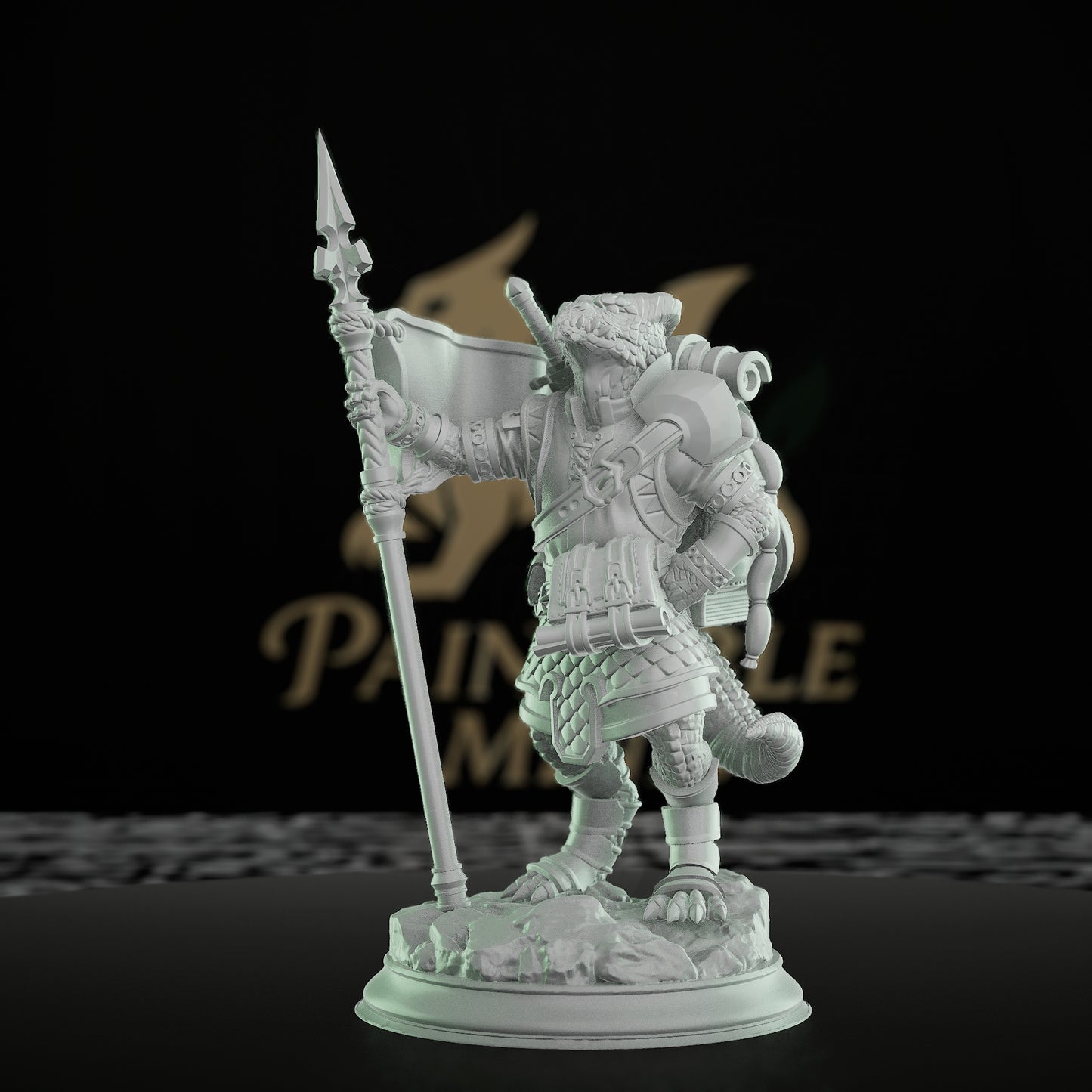 Kobold Knight Squire Humanoid Fighter | Medium | DM Stash | D&D DnD Pathfinder Miniature