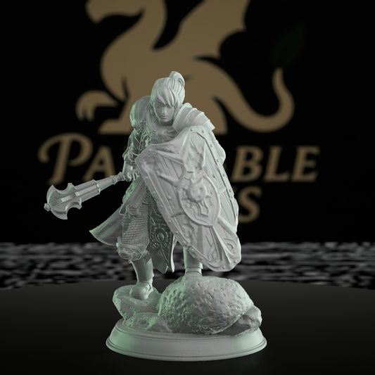 Human Clerics Miniature | Dungeons and Dragons Mini RPG Tabletop Miniature | DnD Painting Pathfinder 5e DnD