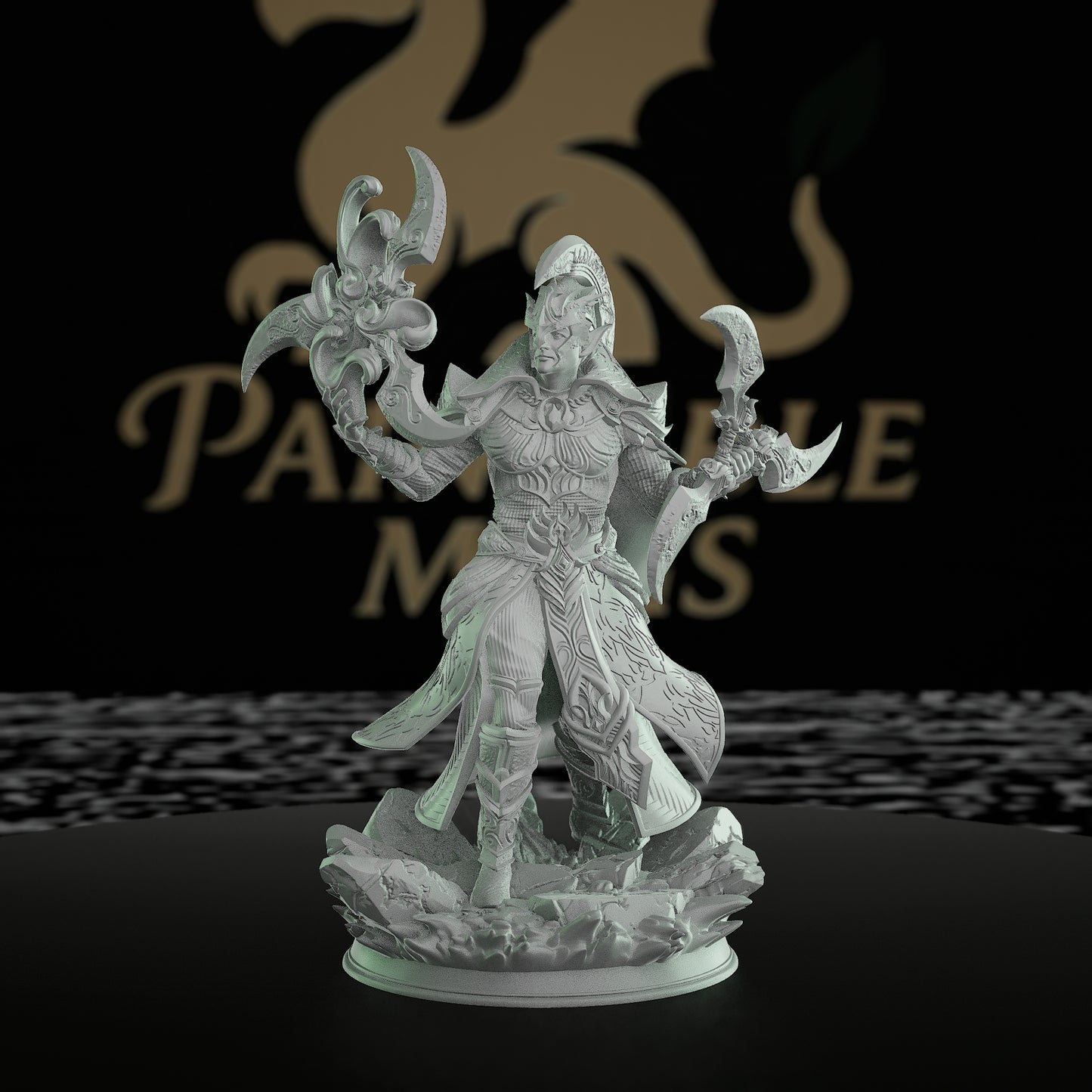 Elf Commander Miniature | Dungeons and Dragons Mini | RPG Tabletop Miniature Sorcerer