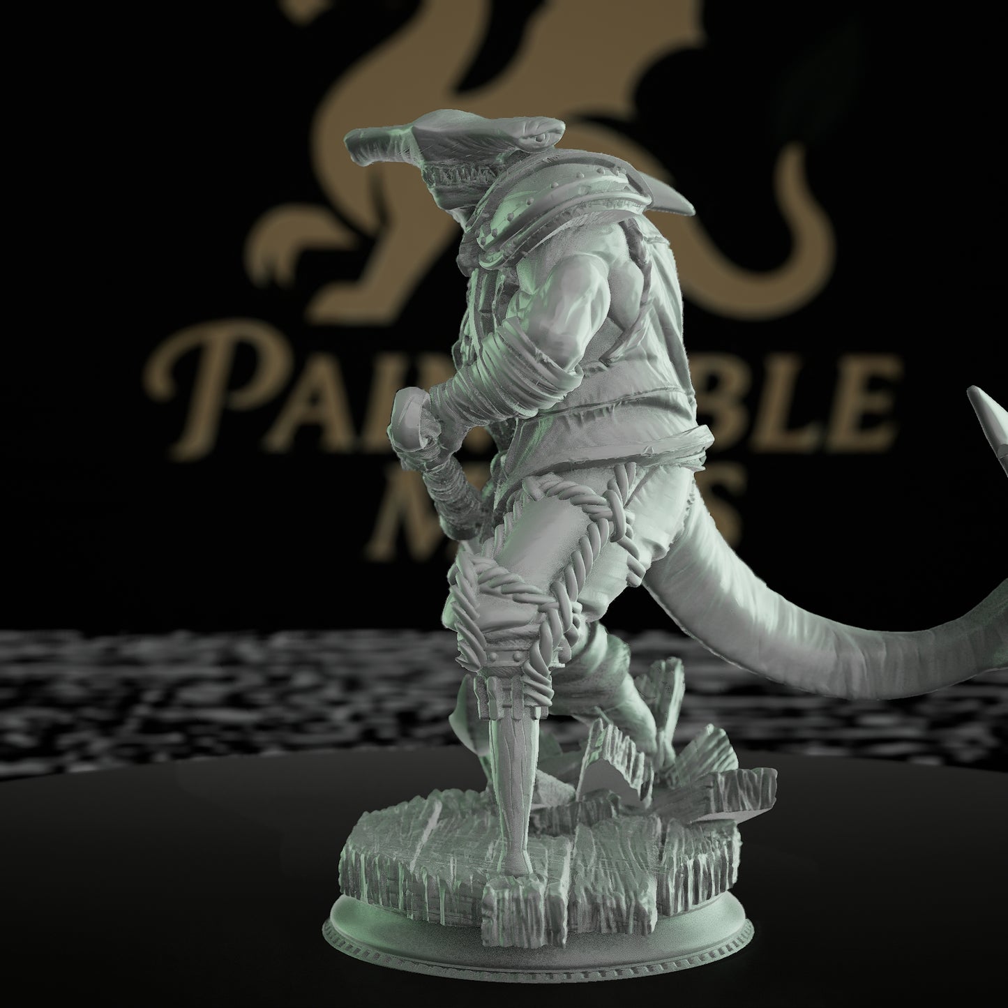 Half-Shark Pirate Enforcer Miniature | Medium | DM Stash | D&D DnD Pathfinder Miniature