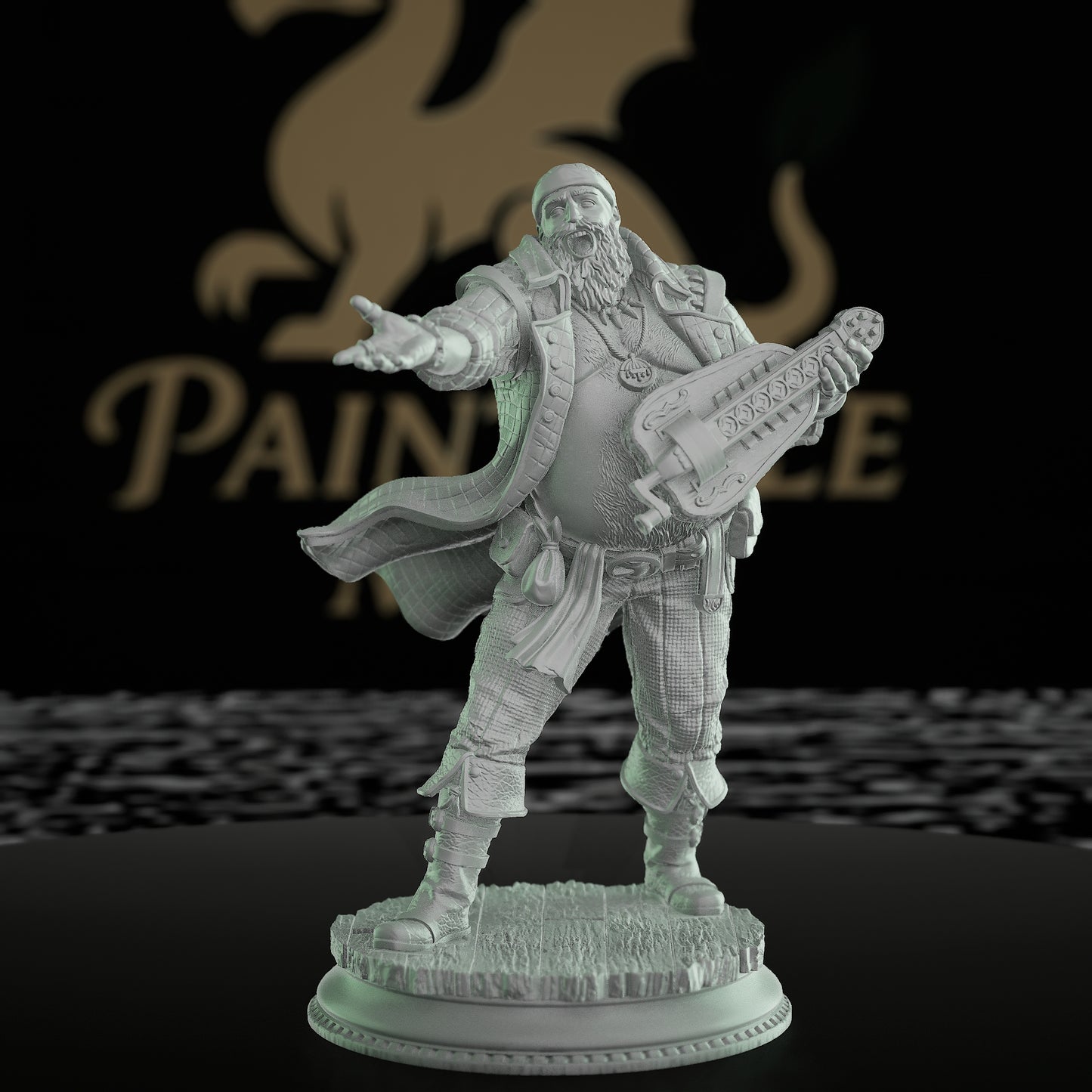 Bard Musician Tabletop RPG Miniature | Medium | DM Stash | D&D DnD Pathfinder Miniature