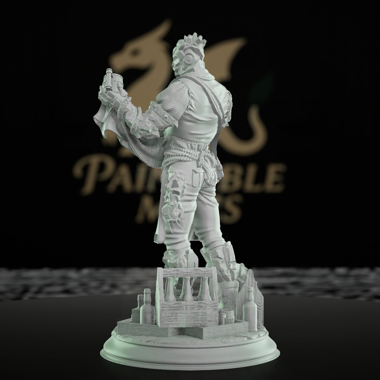 Soulforged Construct Bartender Miniature | Medium | DM Stash | D&D DnD Pathfinder Miniature