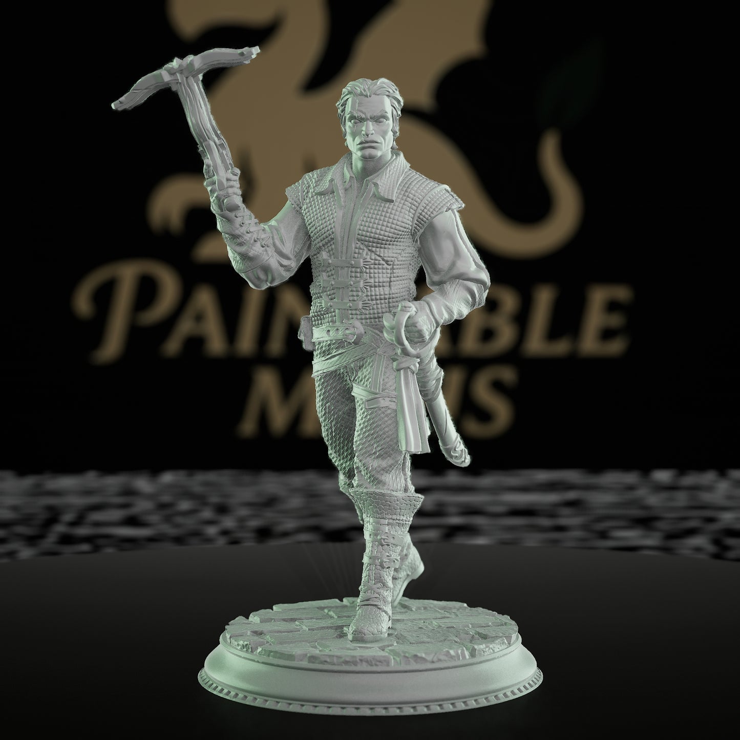 Cartel Enforcer Street Thug Mini | Medium | DM Stash | D&D DnD Pathfinder Miniature