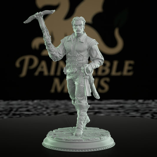 Cartel Enforcer Street Thug Mini | Medium | DM Stash | D&D DnD Pathfinder Miniature