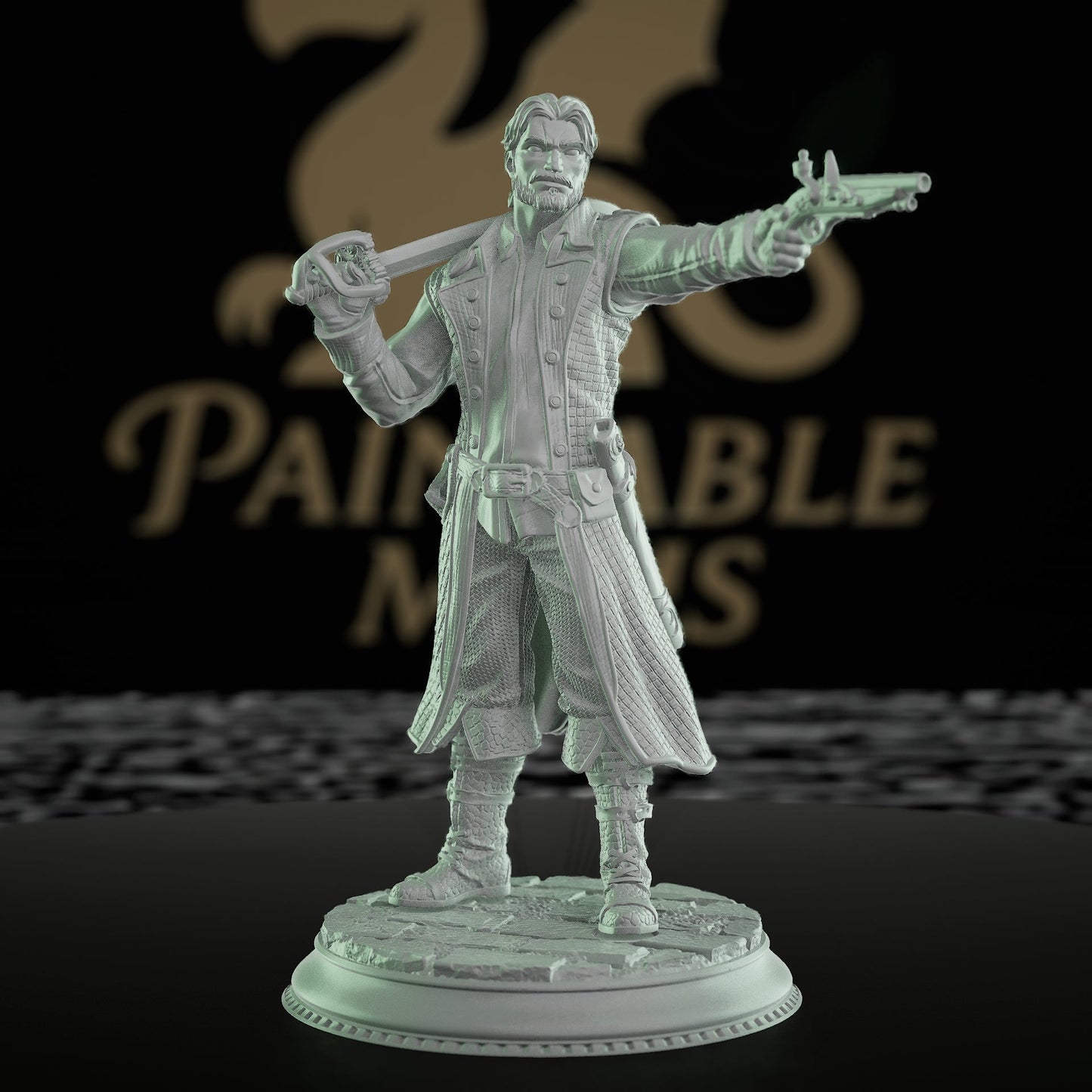 Cartel Enforcer Street Thug Mini | Medium | DM Stash | D&D DnD Pathfinder Miniature