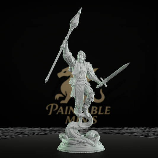 Human Mage Sorcerer Casting | Medium | DM Stash | D&D DnD Pathfinder Miniature