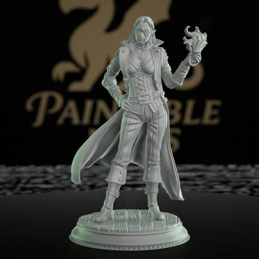 Spellcaster Swashbuckler Miniature Magic Intrigue | Medium | DM Stash | D&D DnD Pathfinder Miniature