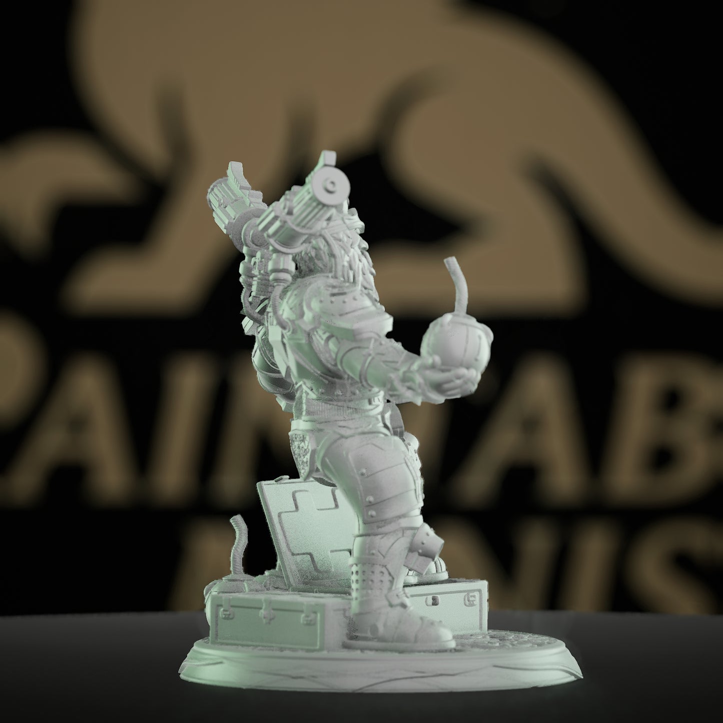 Dwarf Grenadier Explosive Prowess Miniature | Medium | DM Stash | D&D DnD Pathfinder Miniature