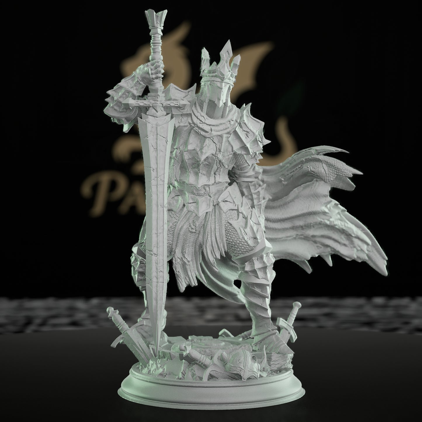 Knight Warrior Epic Fighter | Medium | DM Stash | D&D DnD Pathfinder Miniature