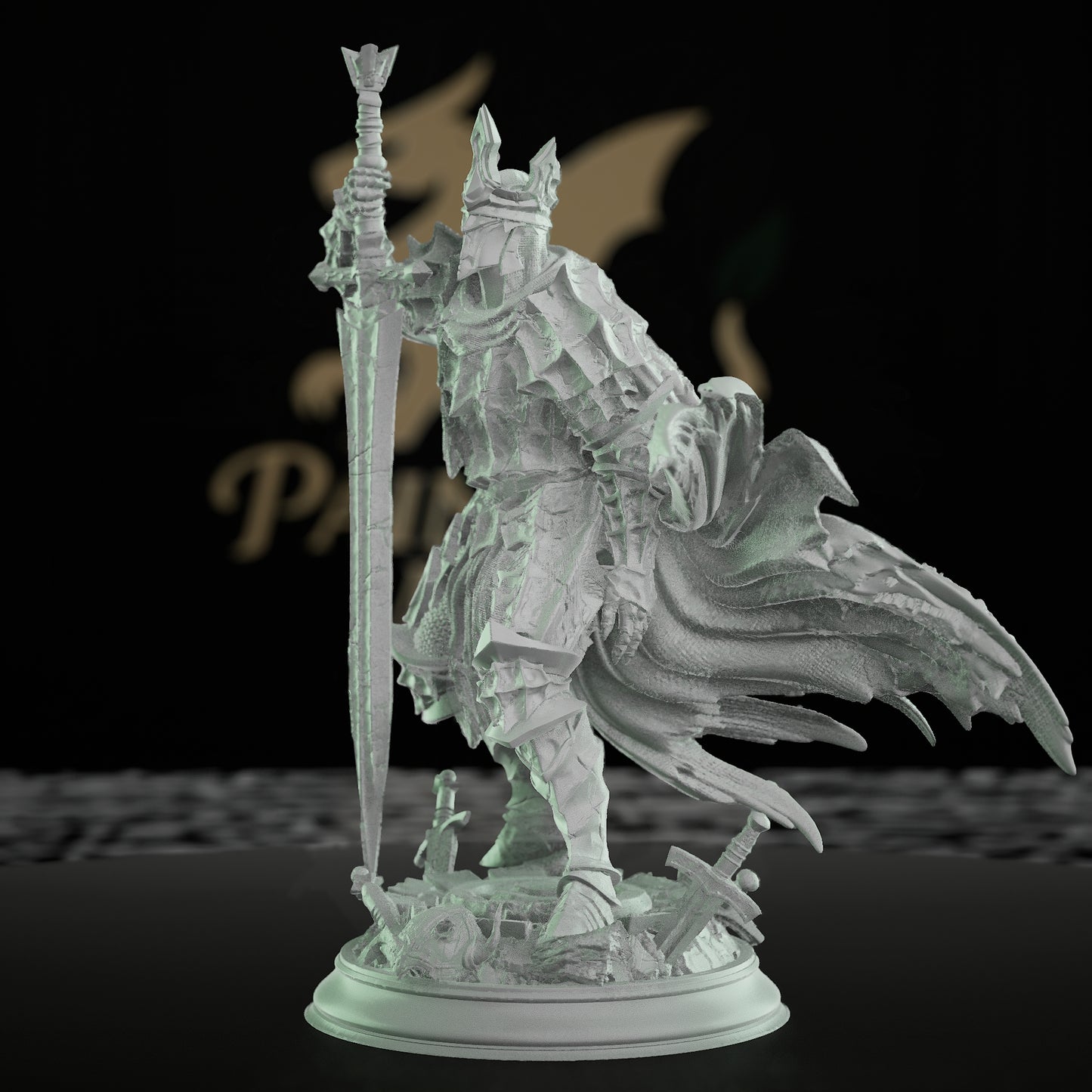 Knight Warrior Epic Fighter | Medium | DM Stash | D&D DnD Pathfinder Miniature