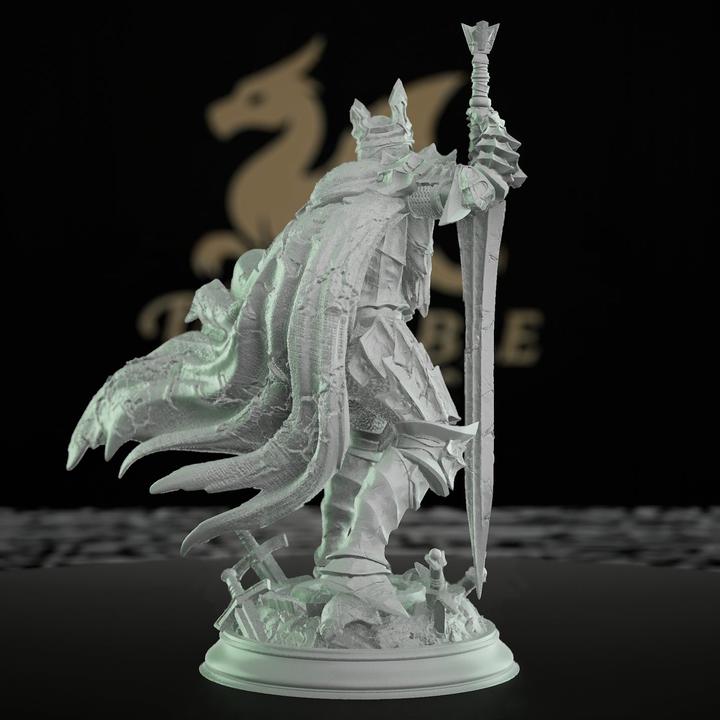 Knight Warrior Epic Fighter | Medium | DM Stash | D&D DnD Pathfinder Miniature