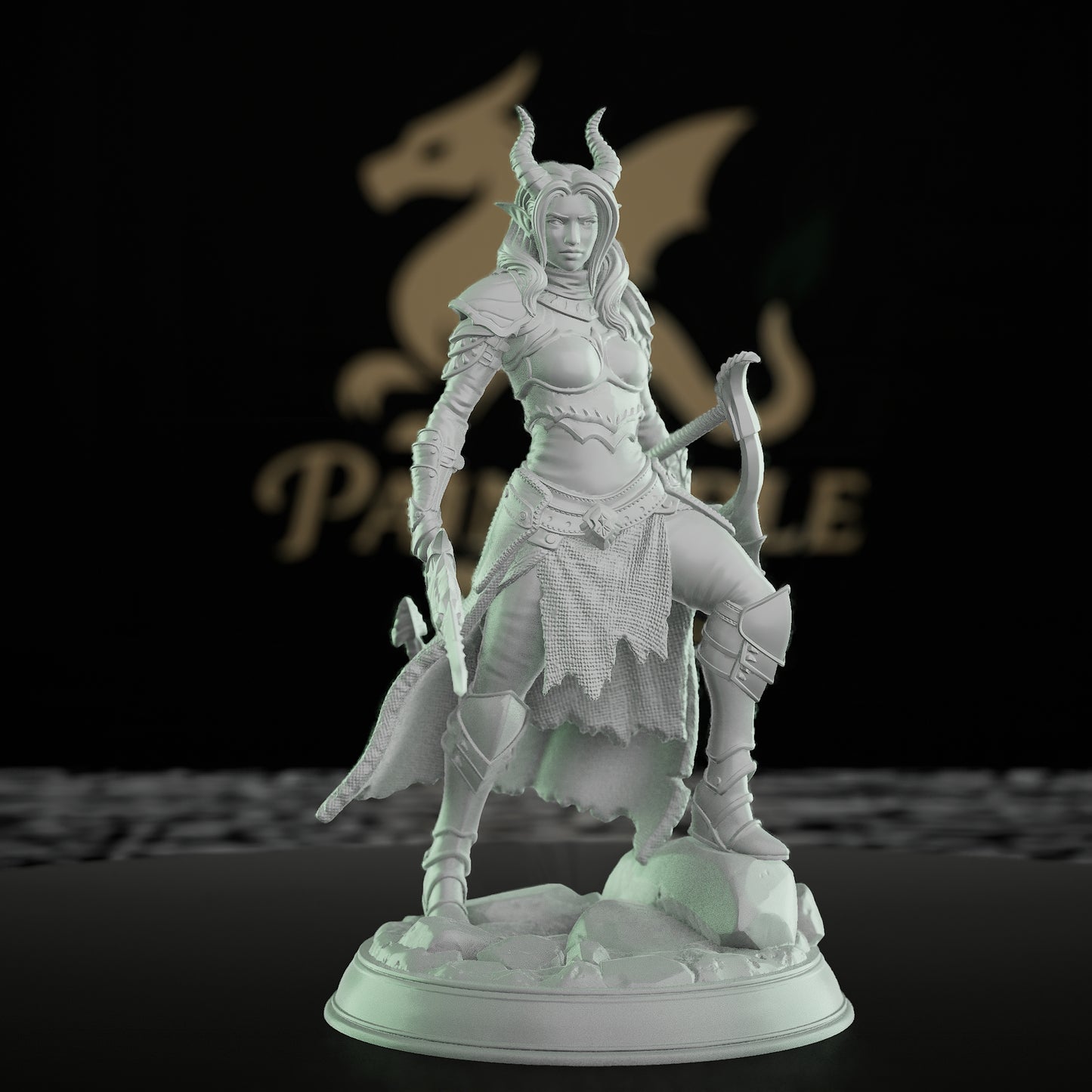 Tiefling Ranger Subterfuge Illusion | Medium | DM Stash | D&D DnD Pathfinder Miniature