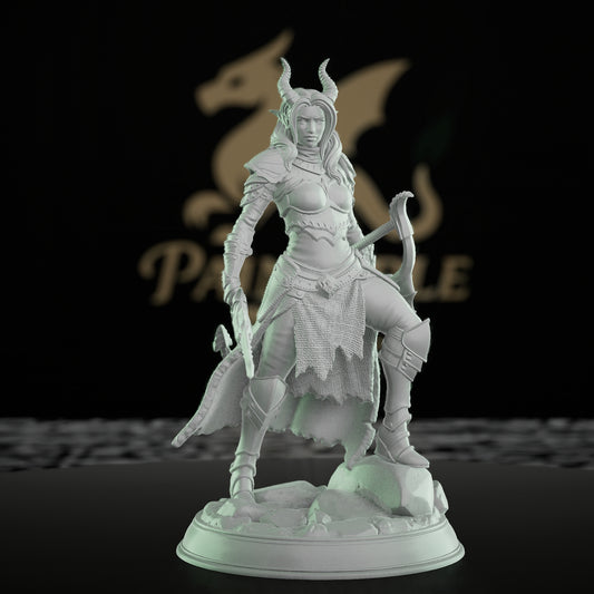 Tiefling Ranger Subterfuge Illusion | Medium | DM Stash | D&D DnD Pathfinder Miniature