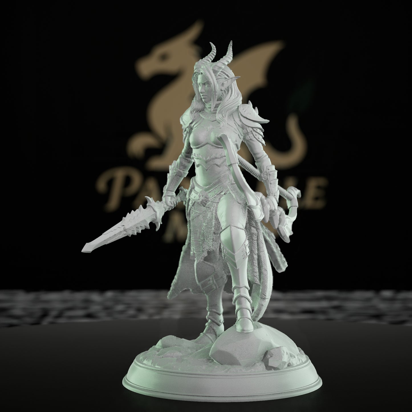 Tiefling Ranger Subterfuge Illusion | Medium | DM Stash | D&D DnD Pathfinder Miniature