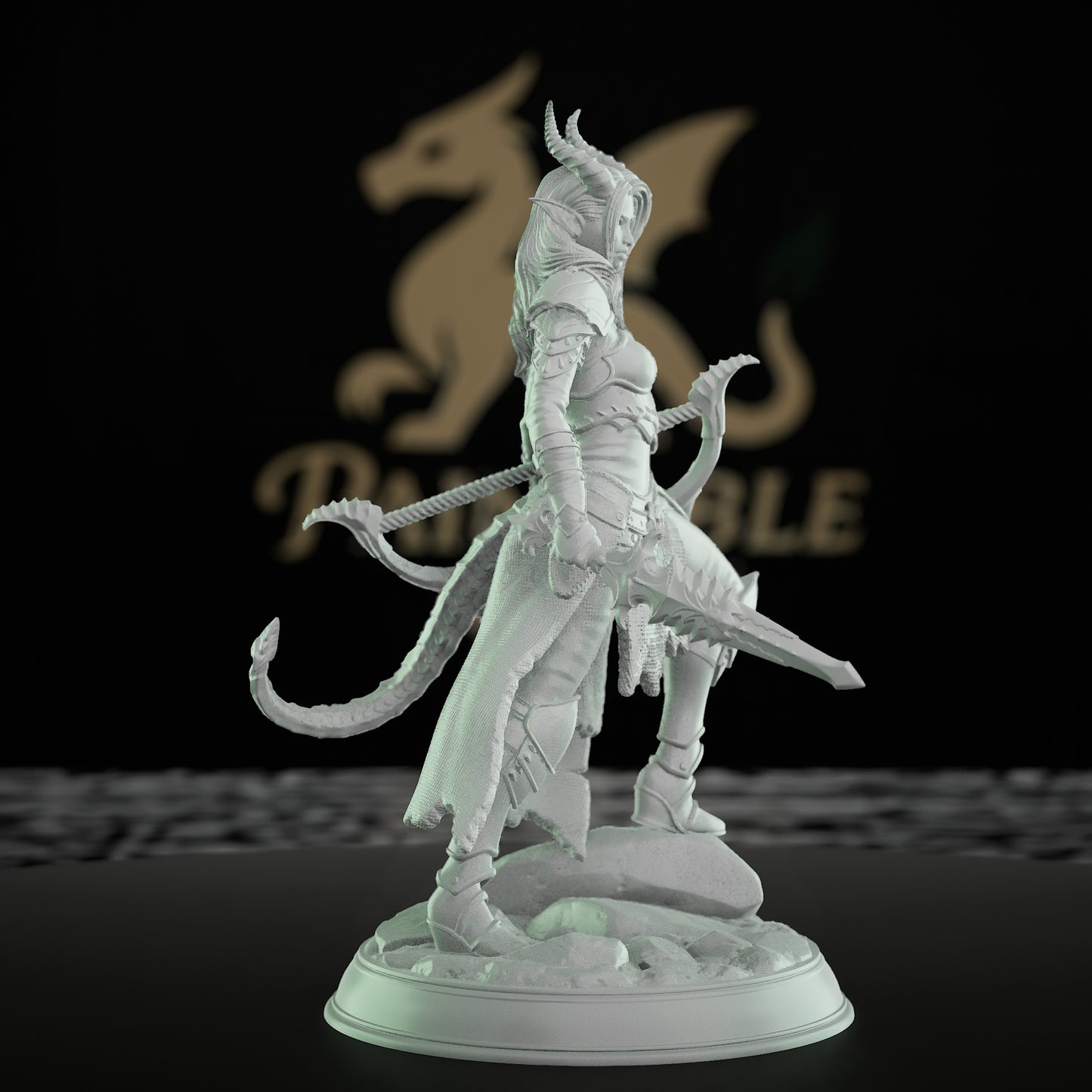 Tiefling Ranger Subterfuge Illusion | Medium | DM Stash | D&D DnD Pathfinder Miniature