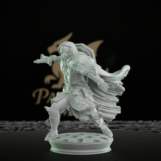 Paladin Defender Shield Sword | Medium | DM Stash | D&D DnD Pathfinder Miniature