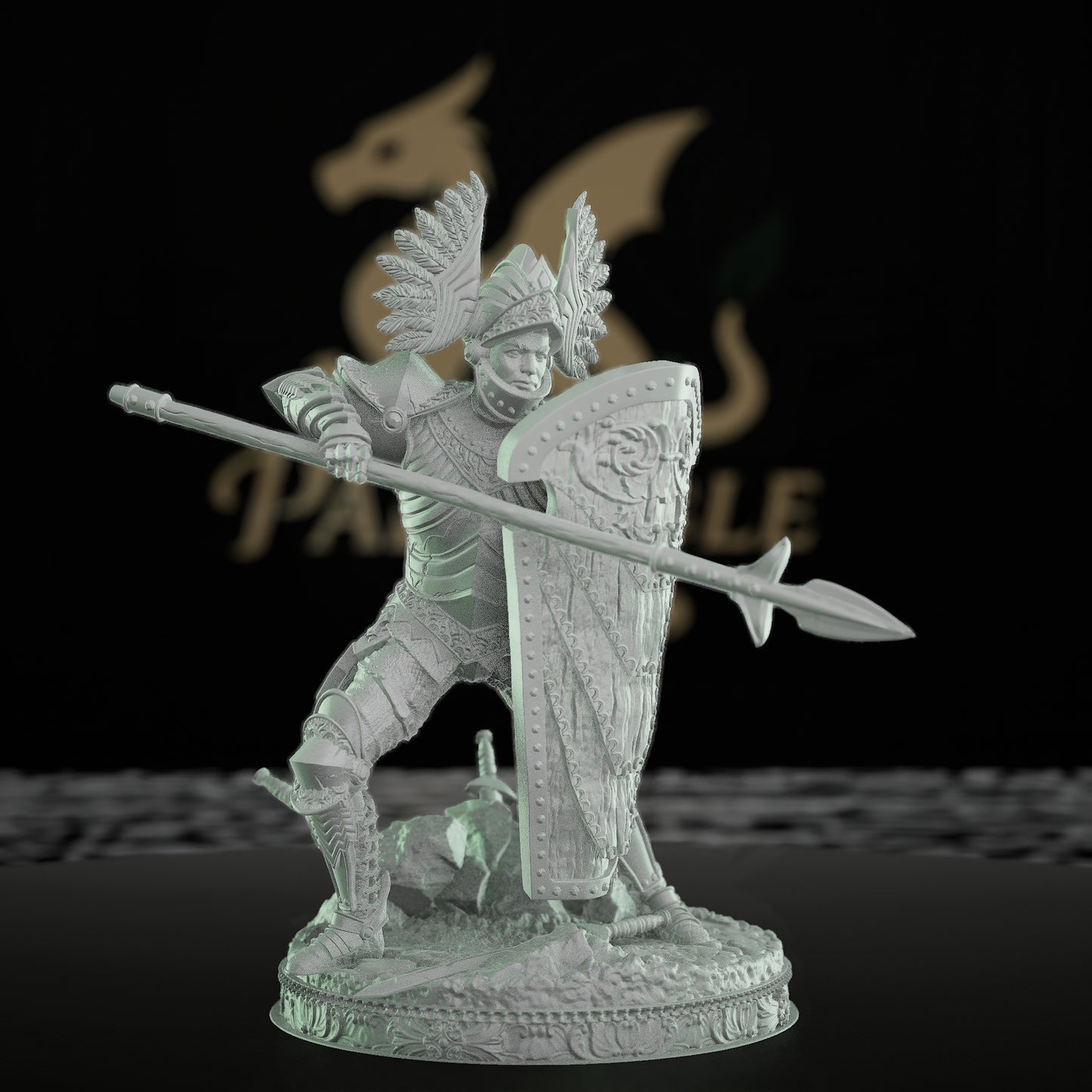 Elite Knight Fighter Miniature | Medium | DM Stash | D&D DnD Pathfinder Miniature