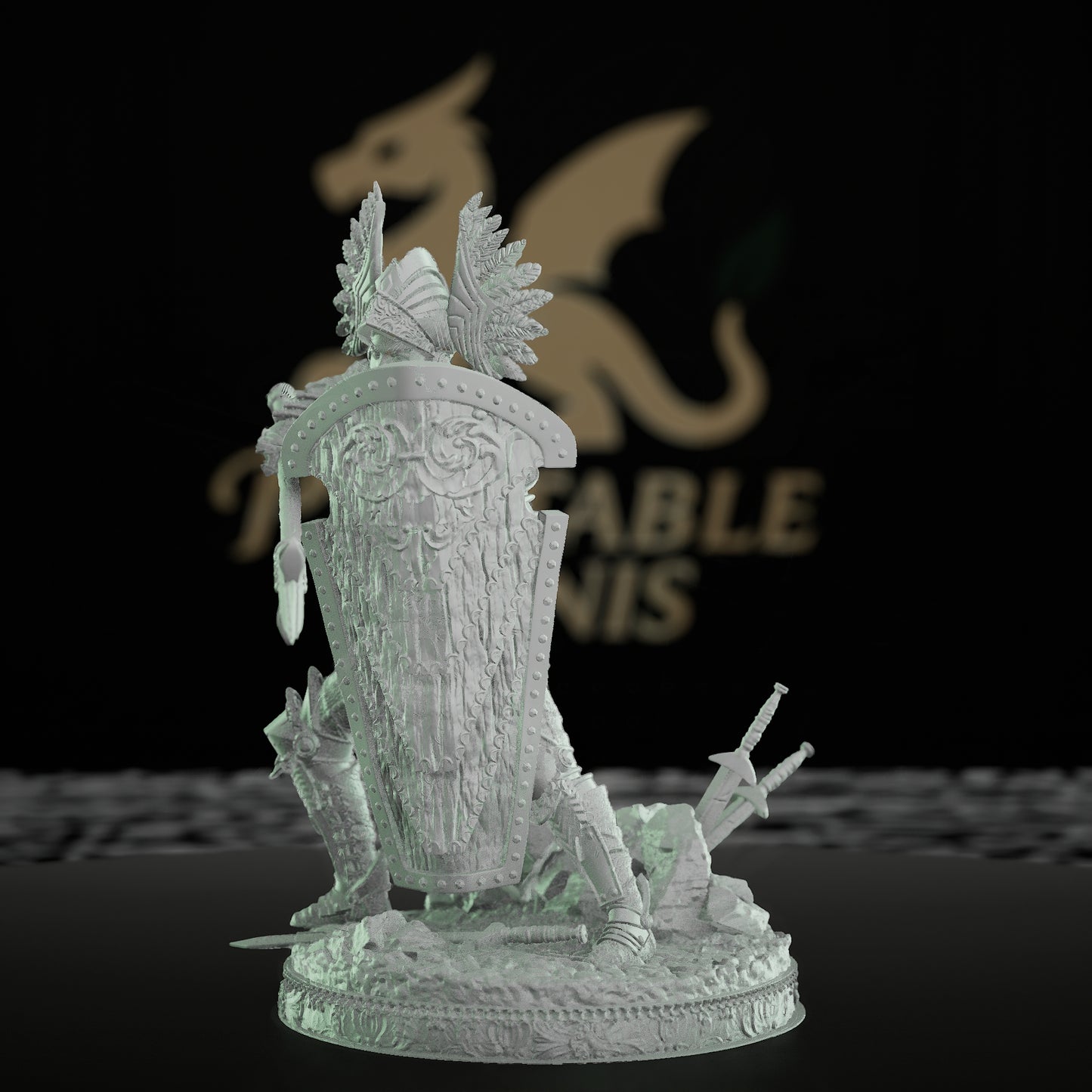 Elite Knight Fighter Miniature | Medium | DM Stash | D&D DnD Pathfinder Miniature