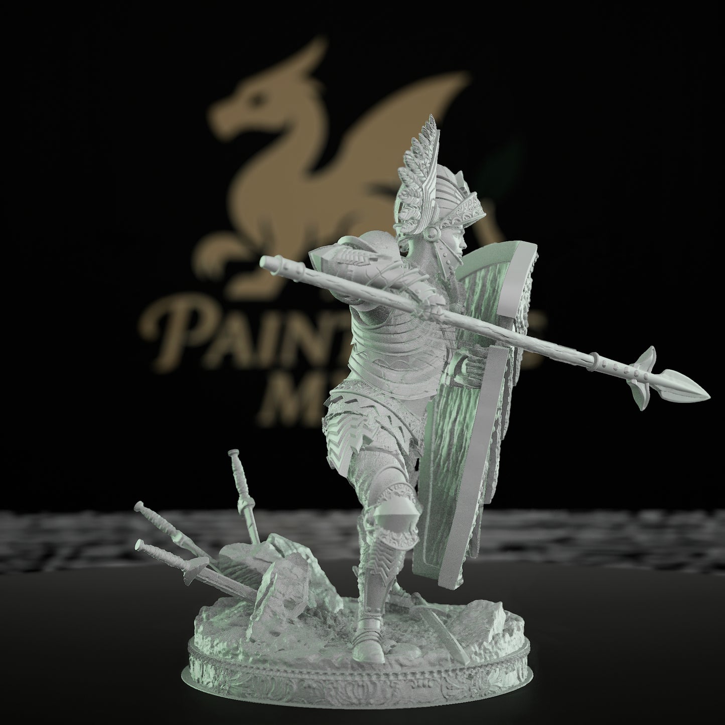 Elite Knight Fighter Miniature | Medium | DM Stash | D&D DnD Pathfinder Miniature
