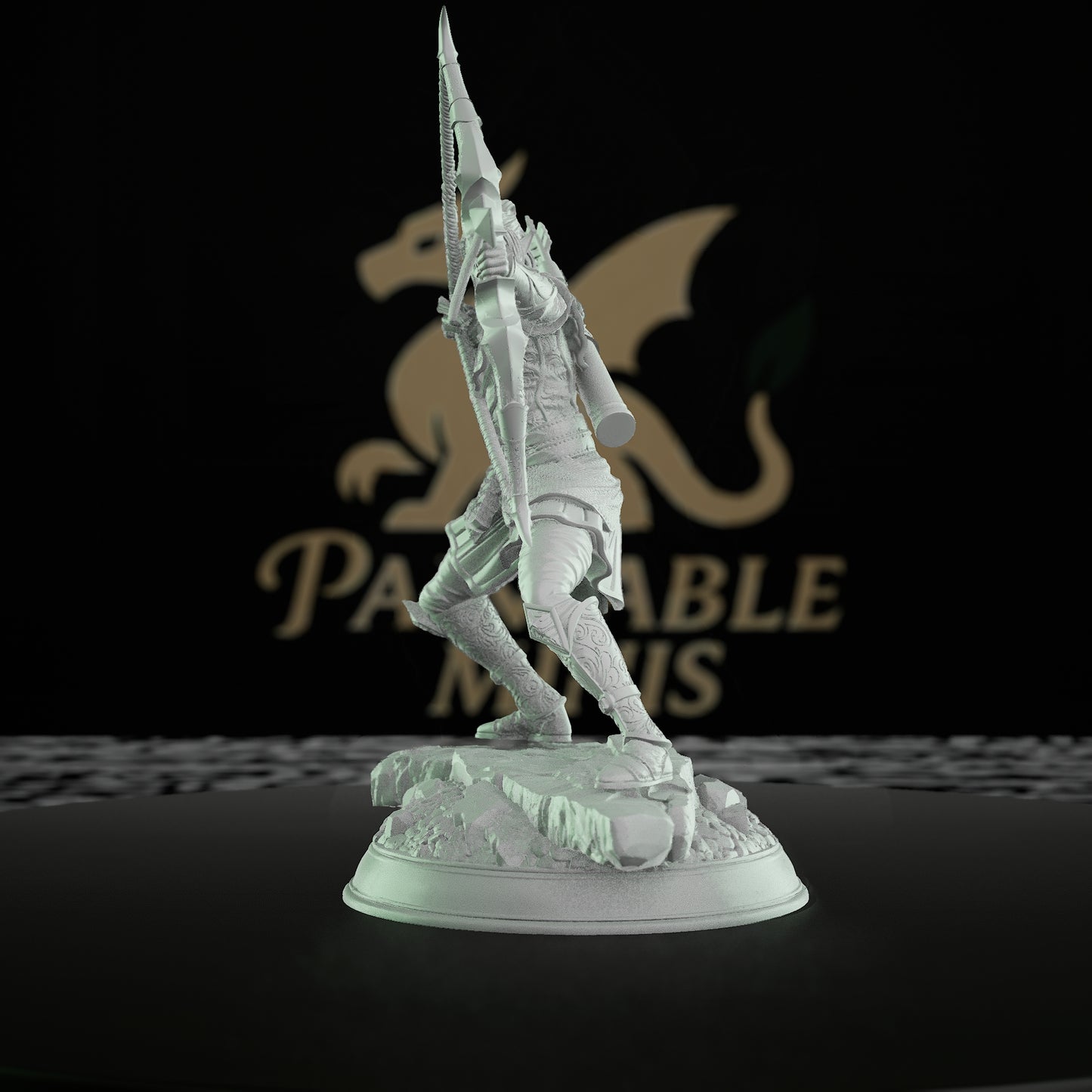 Elf Ranger Archer Miniature | Medium | DM Stash | D&D DnD Pathfinder Miniature